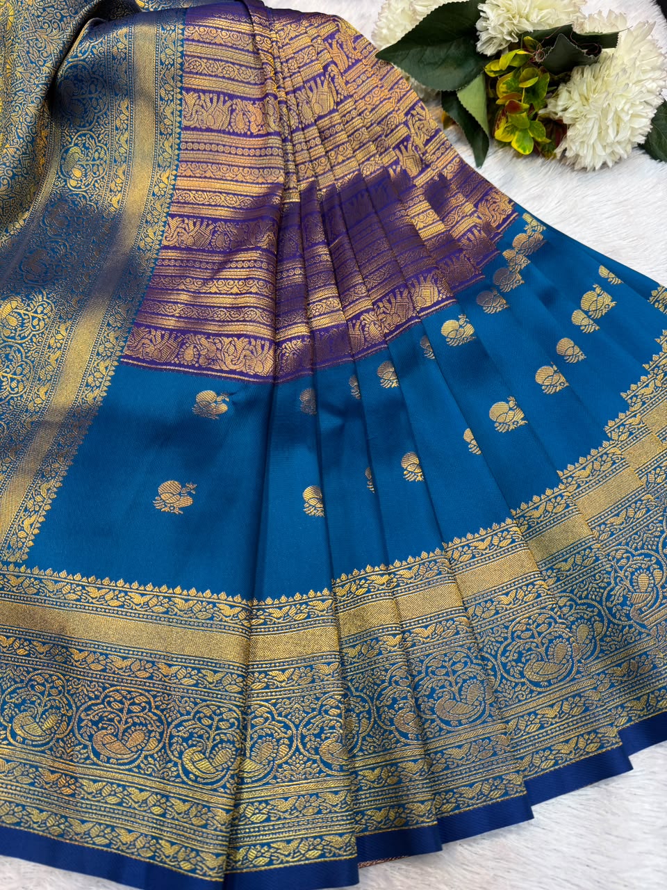 Mamitha Semi Silk Replica Saree for Women|(15 Days Prebooking) SMR03