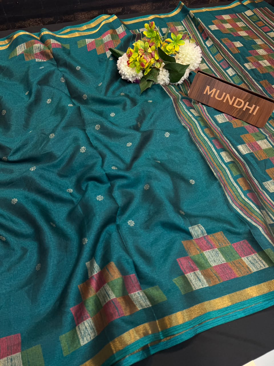Zulla Fancy Saree | Zari & Print Work | ZFS02