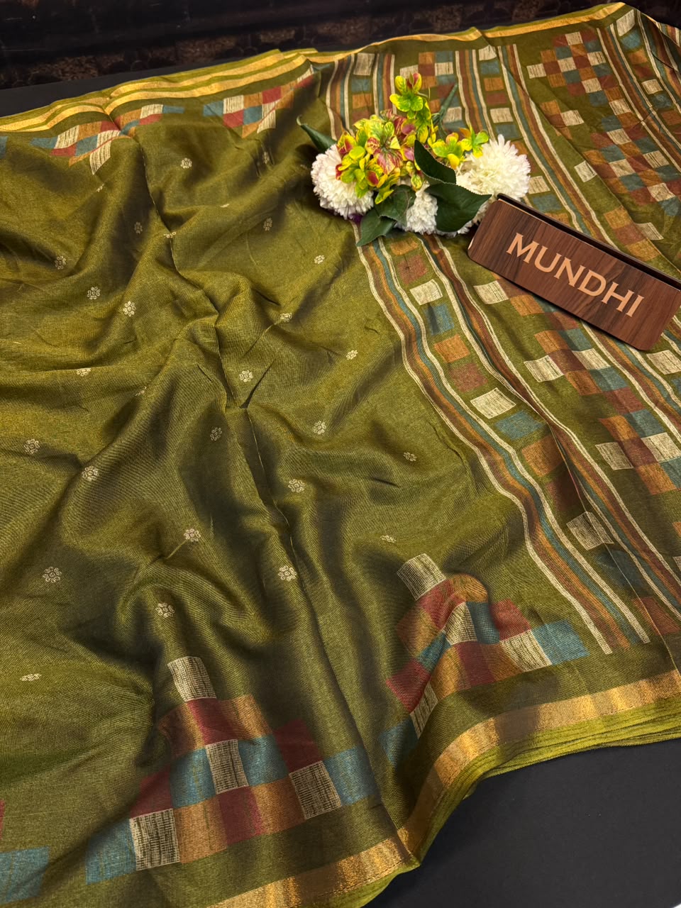 Zulla Fancy Saree | Zari & Print Work | ZFS03