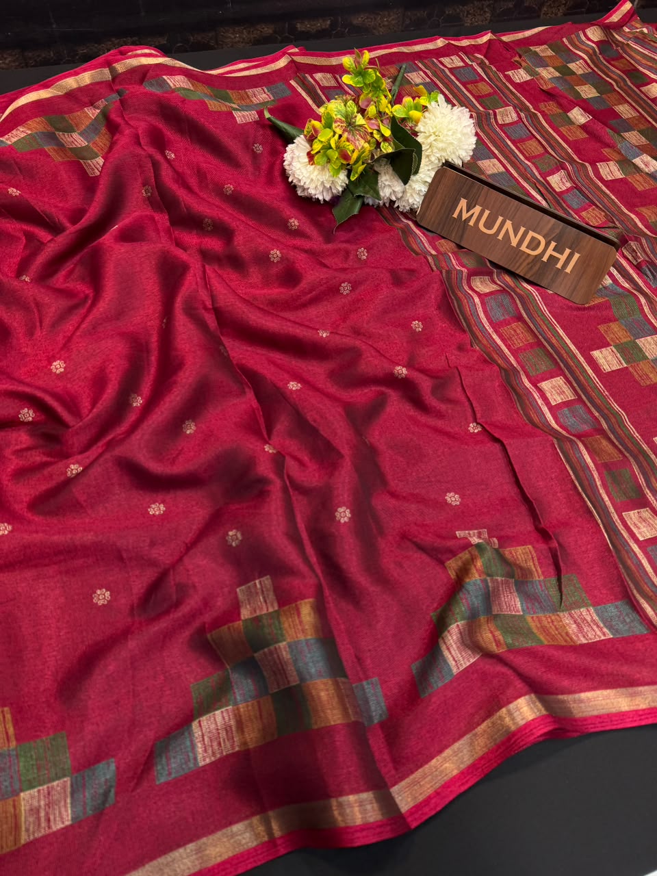 Zulla Fancy Saree | Zari & Print Work | ZFS05
