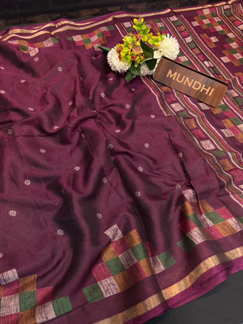 Zulla Fancy Saree | Zari & Print Work | ZFS06