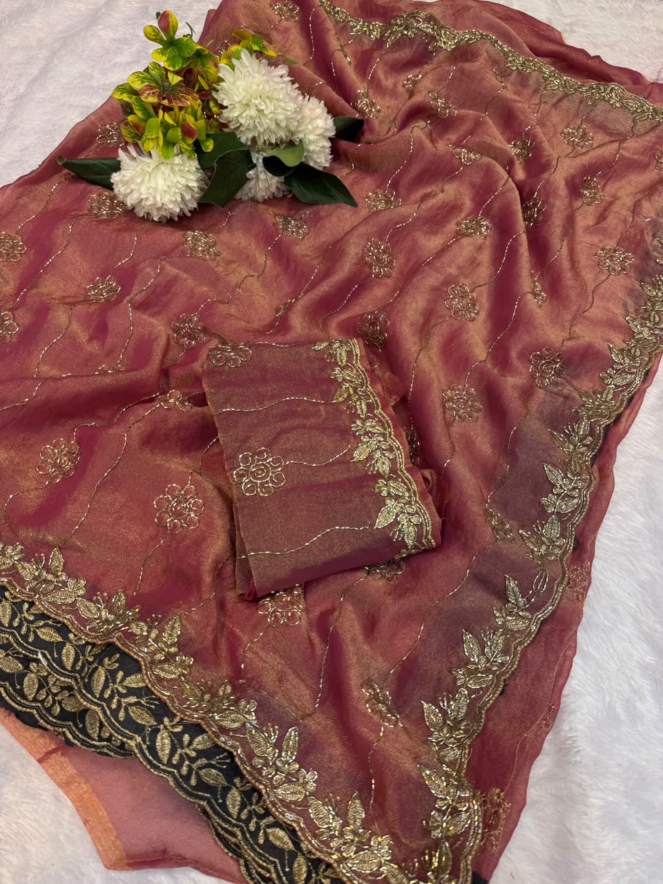 Kumari Space Silk Saree | Embroidery Work | KSP04