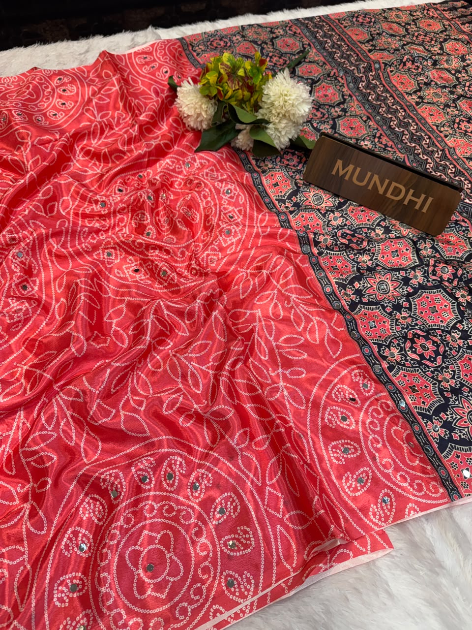 Chinon Mirror | Masakali Take 5Saree Extra10% Discount | CM58