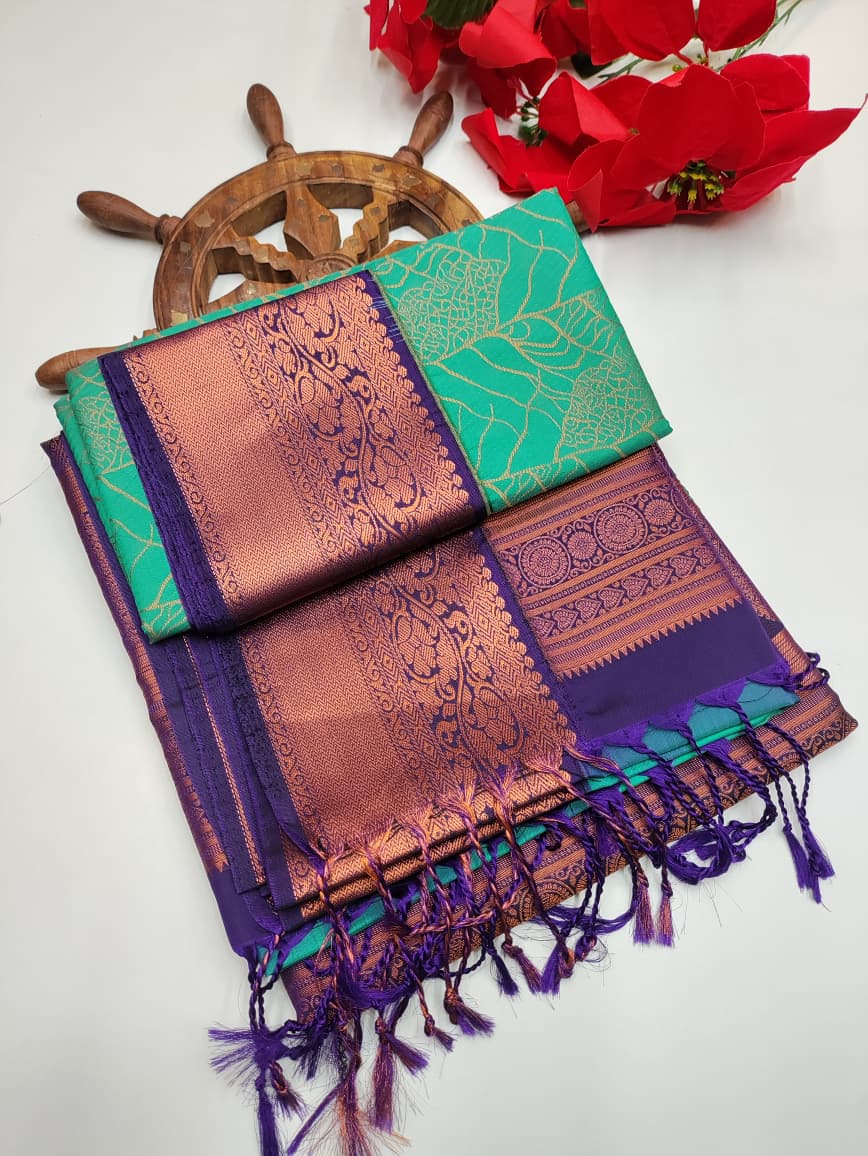 Offer Semi Silk Saree(Diwali Sale) RP127