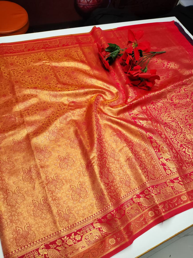 Kanji Tissue Saree KKK05