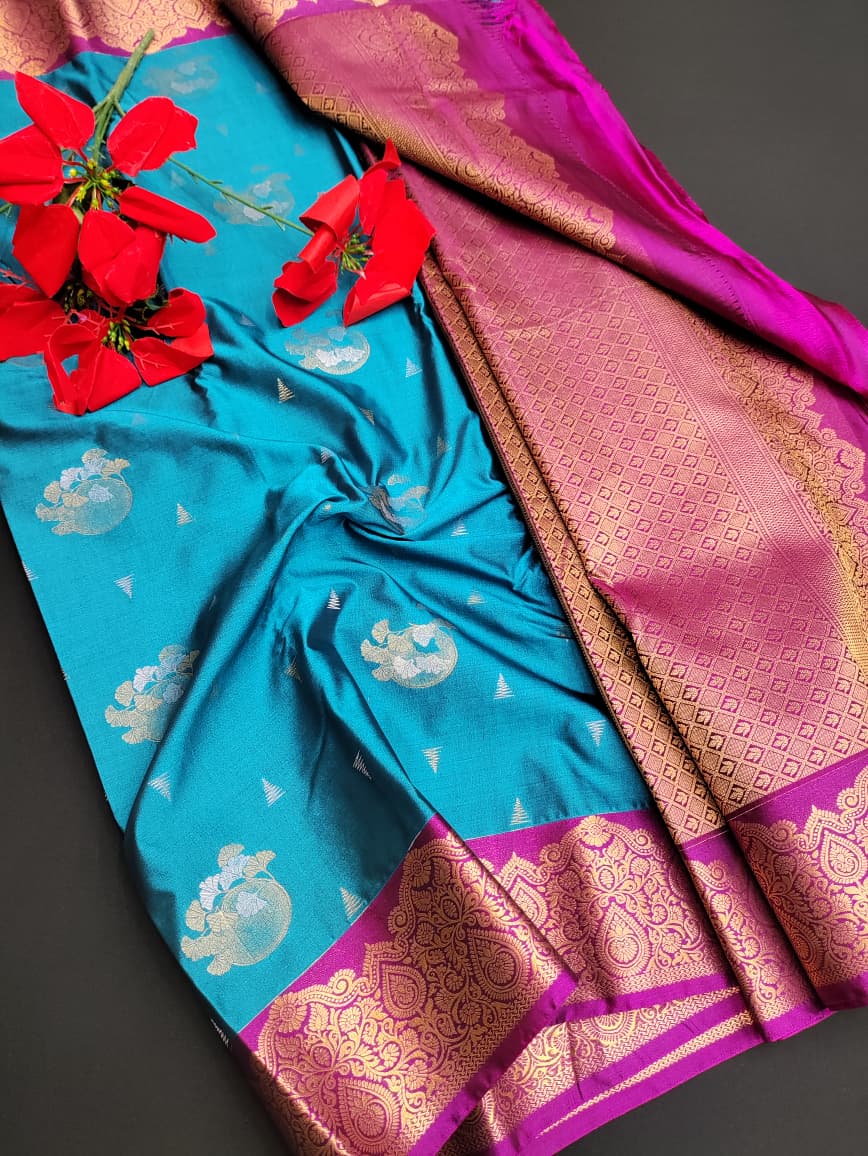 Pure Silk Cotton Saree PLK22