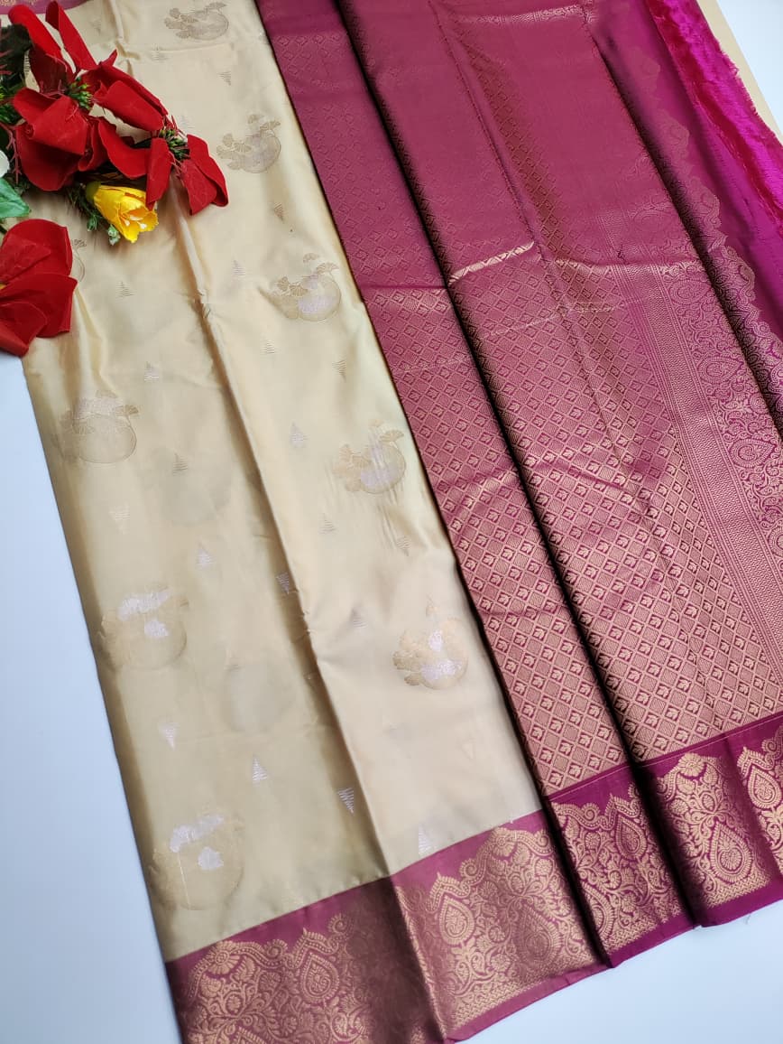 Pure Silk Cotton Saree PLK72