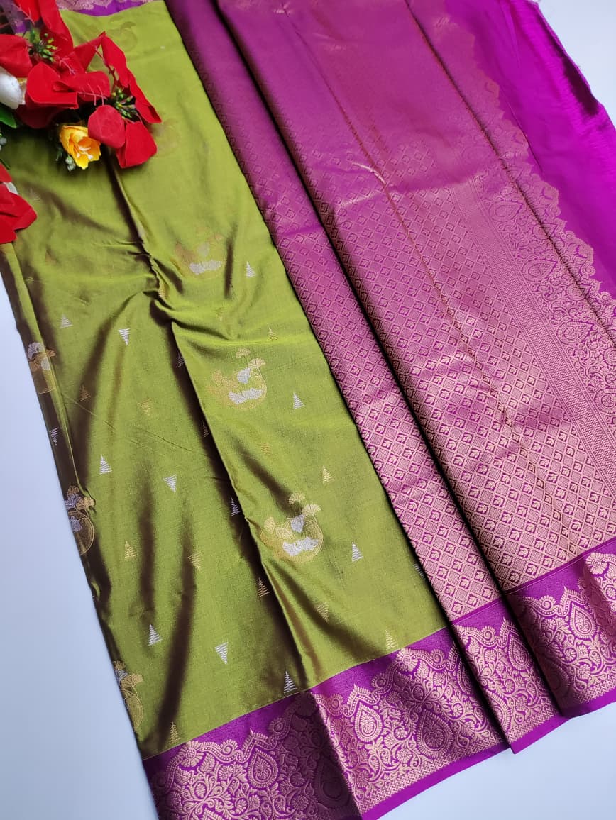 Pure Silk Cotton Saree PLK92