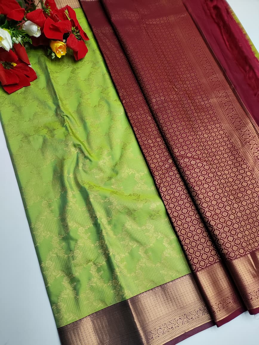 Pure Silk Cotton Saree PLK71