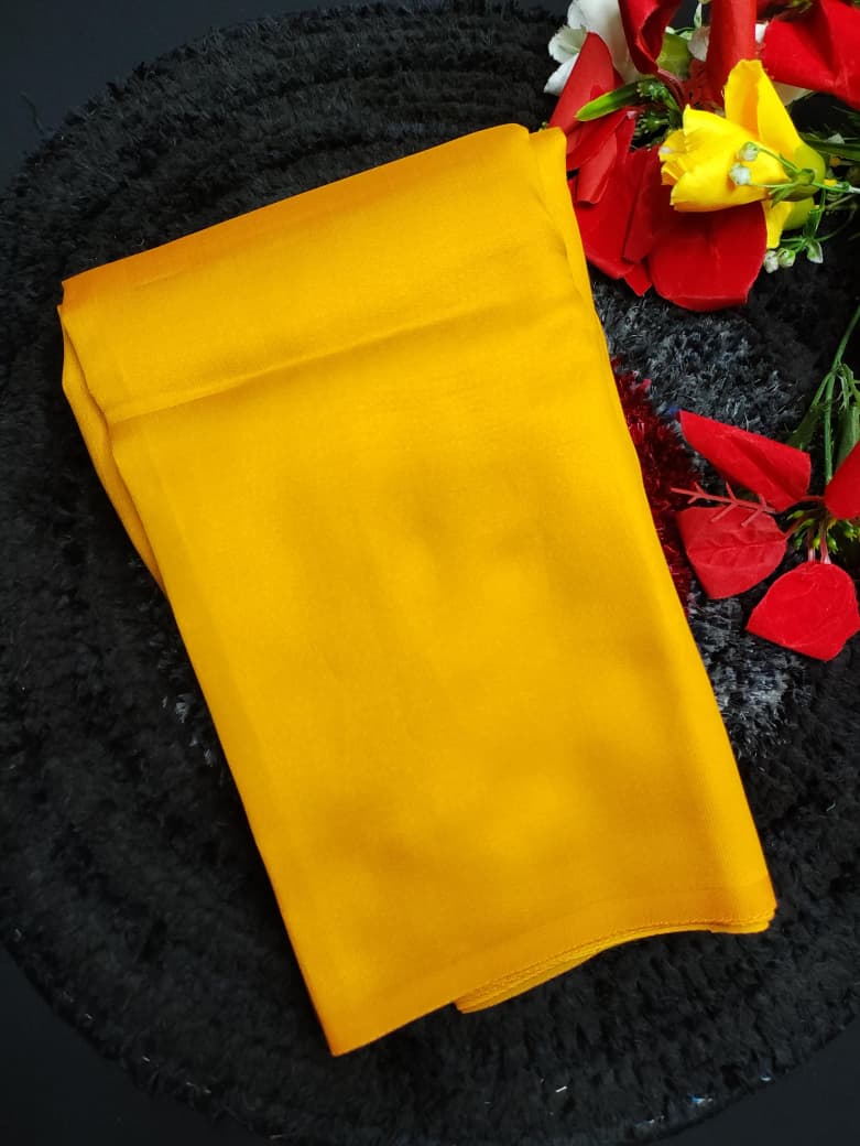 Trisha Inspired Plain Saree CTP01