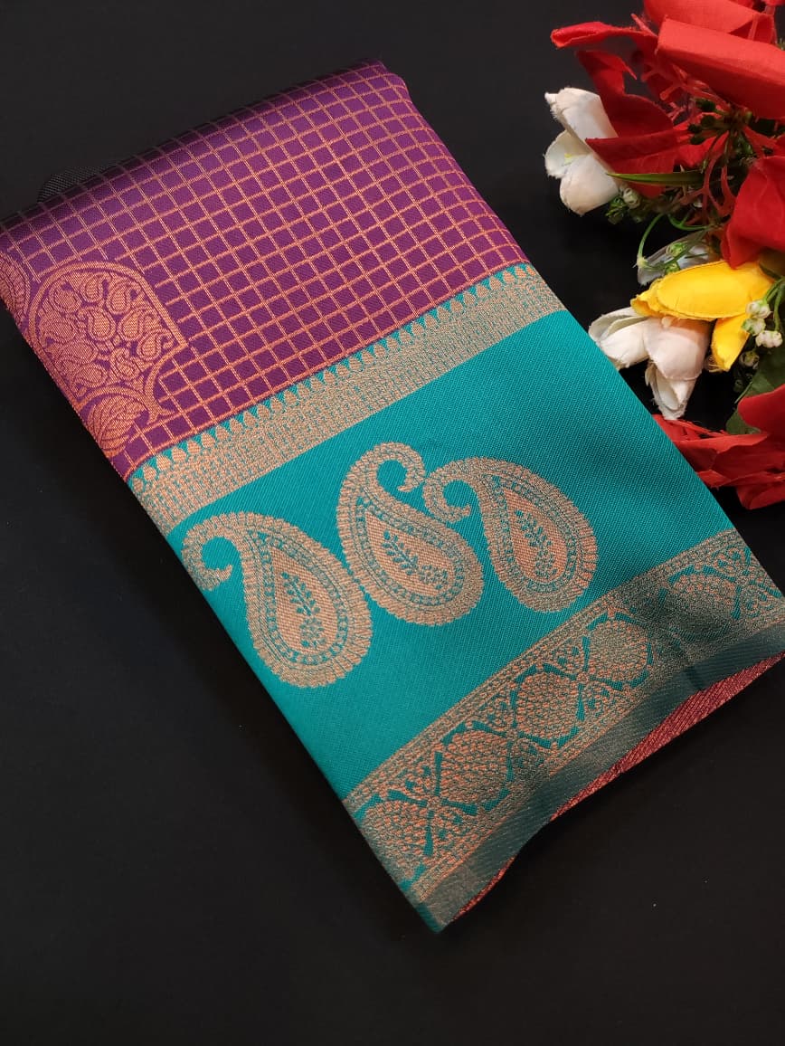 Bridal Checked Pavishna BC13