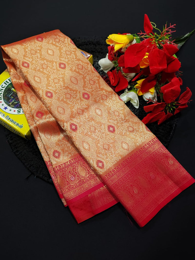 Premium Wedding Korvai Tissue saree for women featuring rich traditional bridal design in elegant tissue fabric suitable for weddings muhurtham and festive occasions