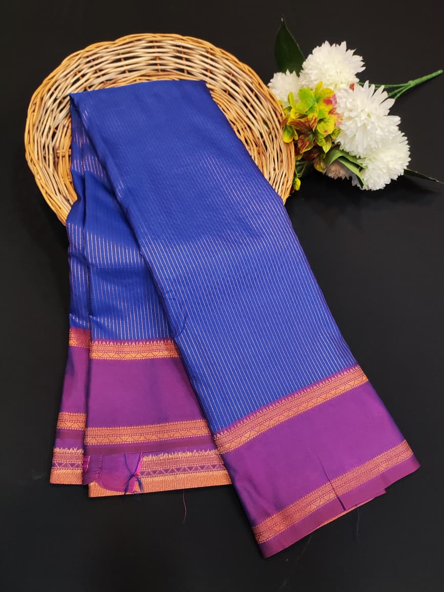 Varalakshmi Viratham Silk Zari Saree with Plain Blouse| VZ04