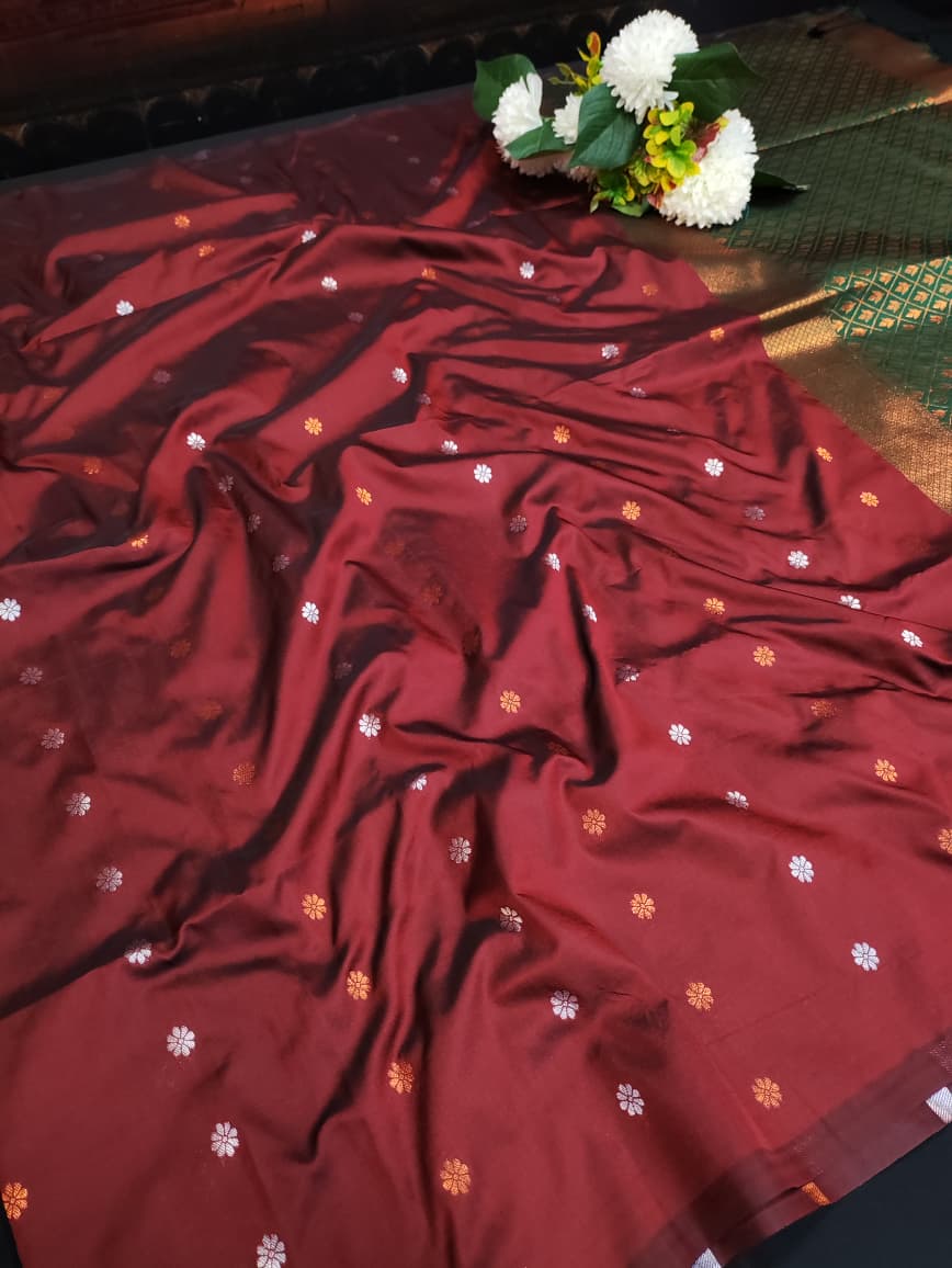 Padhumai Zari Soft Silk Saree for |Party & Festival Wear|  P05