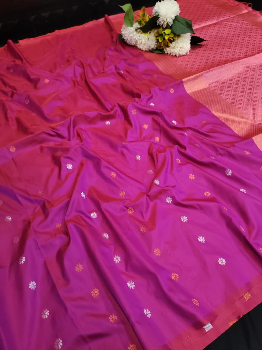 Padhumai Zari Soft Silk Saree for |Party & Festival Wear|  P14