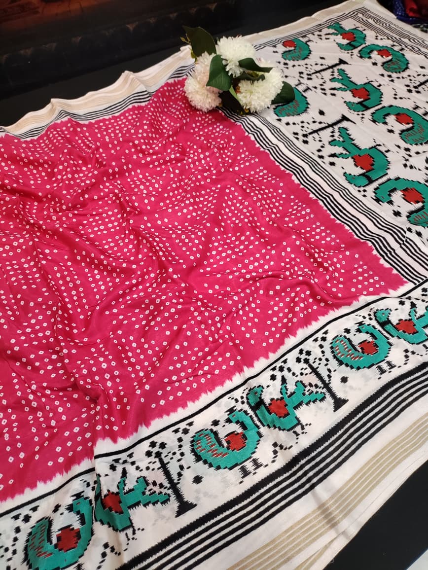 Malmal Cotton Saree | MU54