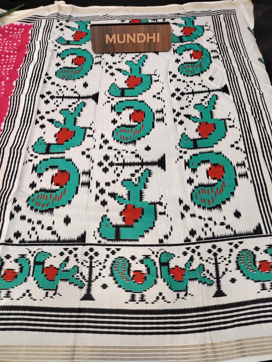 Malmal Cotton Saree | MU54