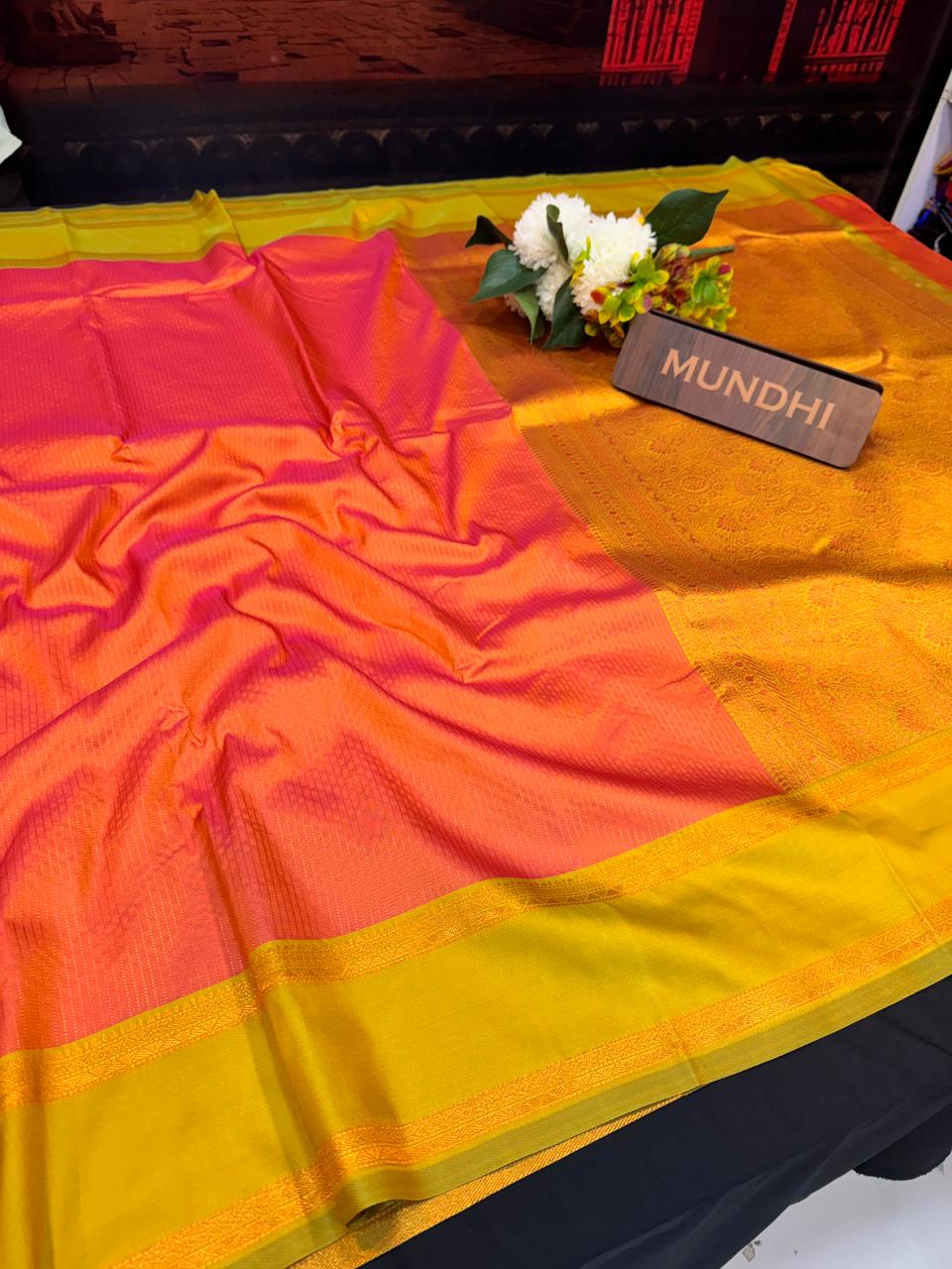 Varalakshmi Viratham Silk Zari Saree with Plain Blouse| VZ34