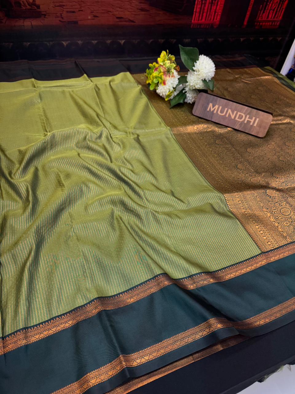 Varalakshmi Viratham Silk Zari Saree with Plain Blouse| VZ38