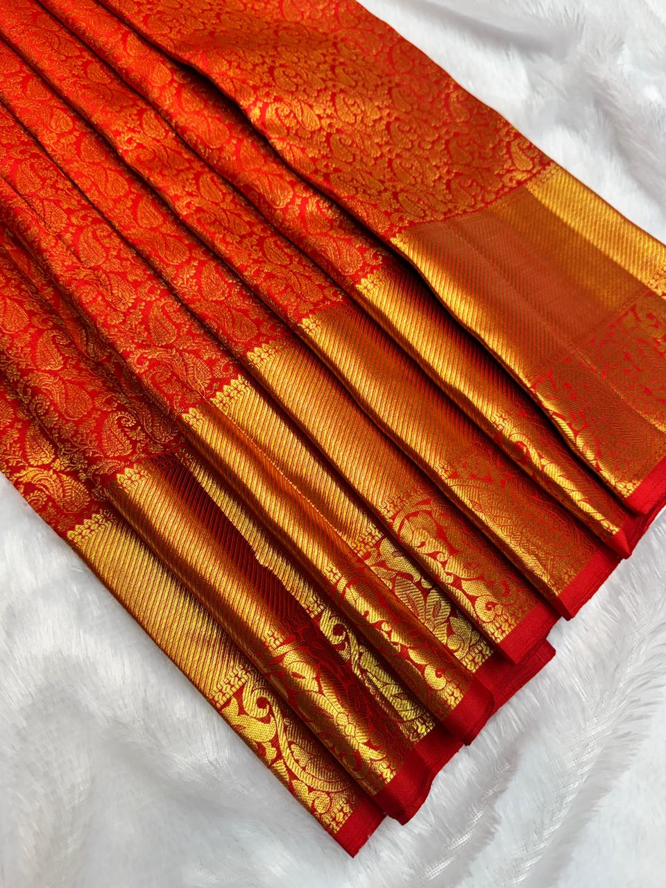 Pure Handloom Silk Saree  |100% Original Silk Traditional Elegance| M51