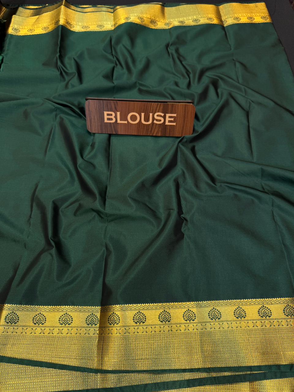 Vegan Silk Saree with |Zari Work for Women| VG11