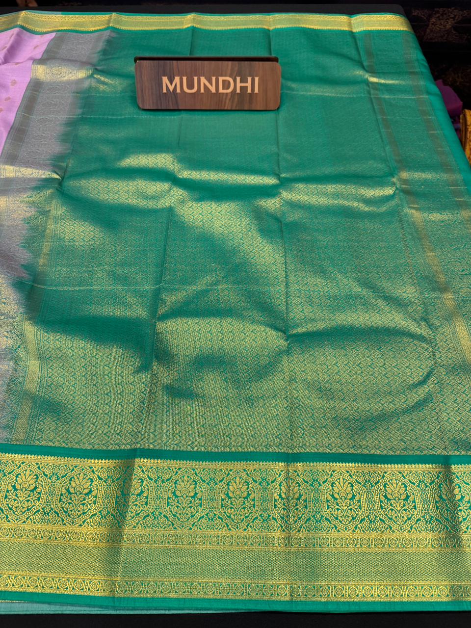 Vegan Silk Saree with |Zari Work for Women| VG16