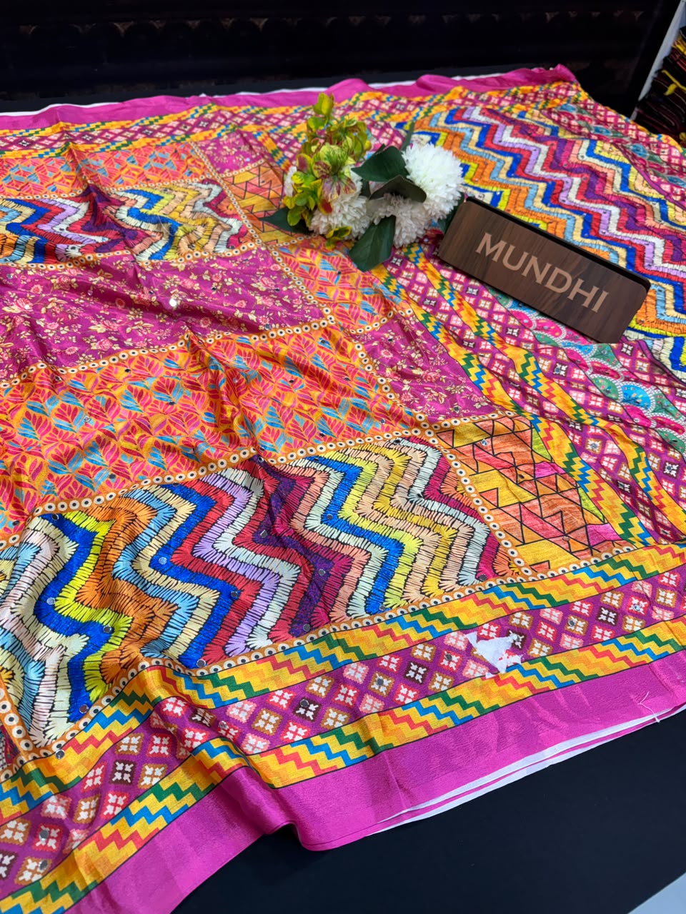 Chinon Mirror – Masakali Saree With Jalar CM17