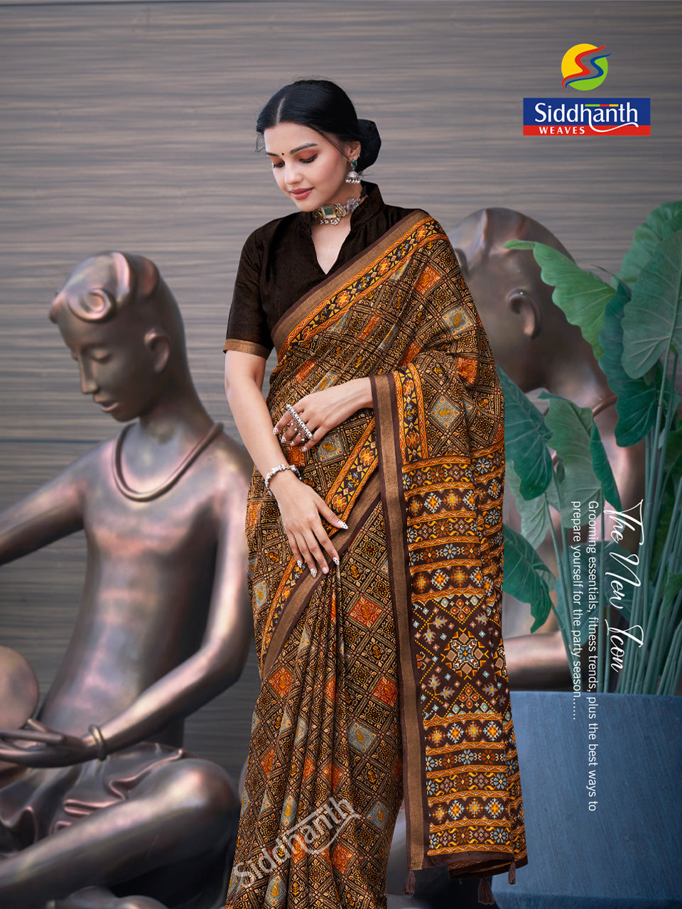 Siddhanth Malai Cotton Fancy Saree | Zari Work | SD08