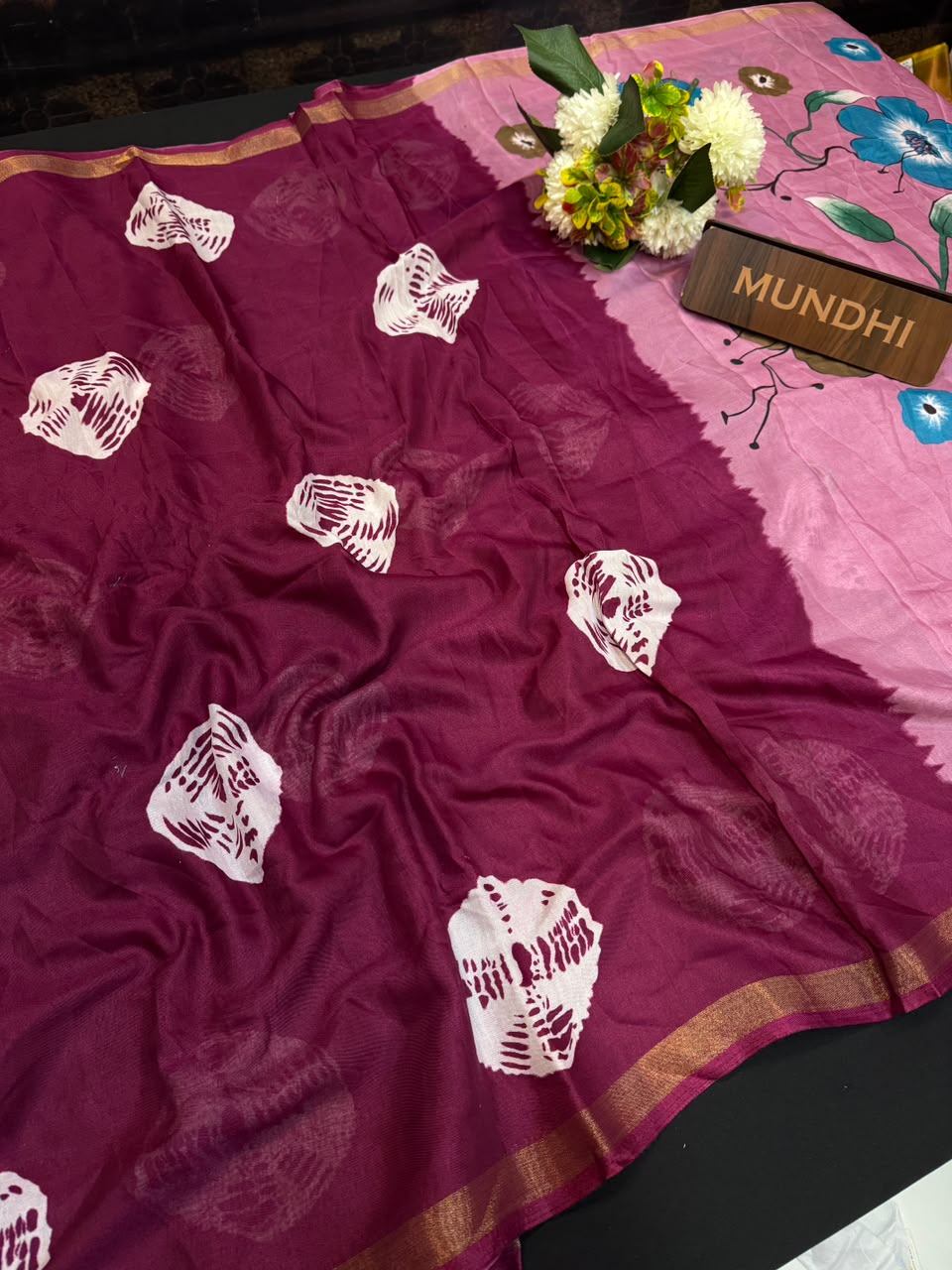 Malmal Cotton Saree MU26
