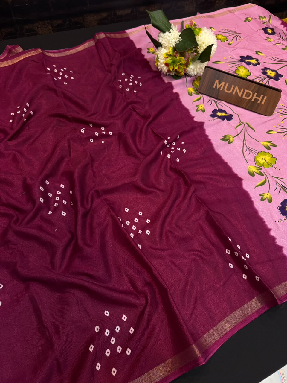 Malmal Cotton Saree MU15