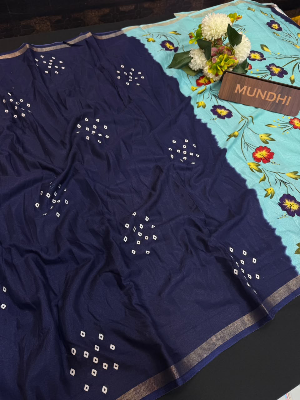 Malmal Cotton Saree MU10