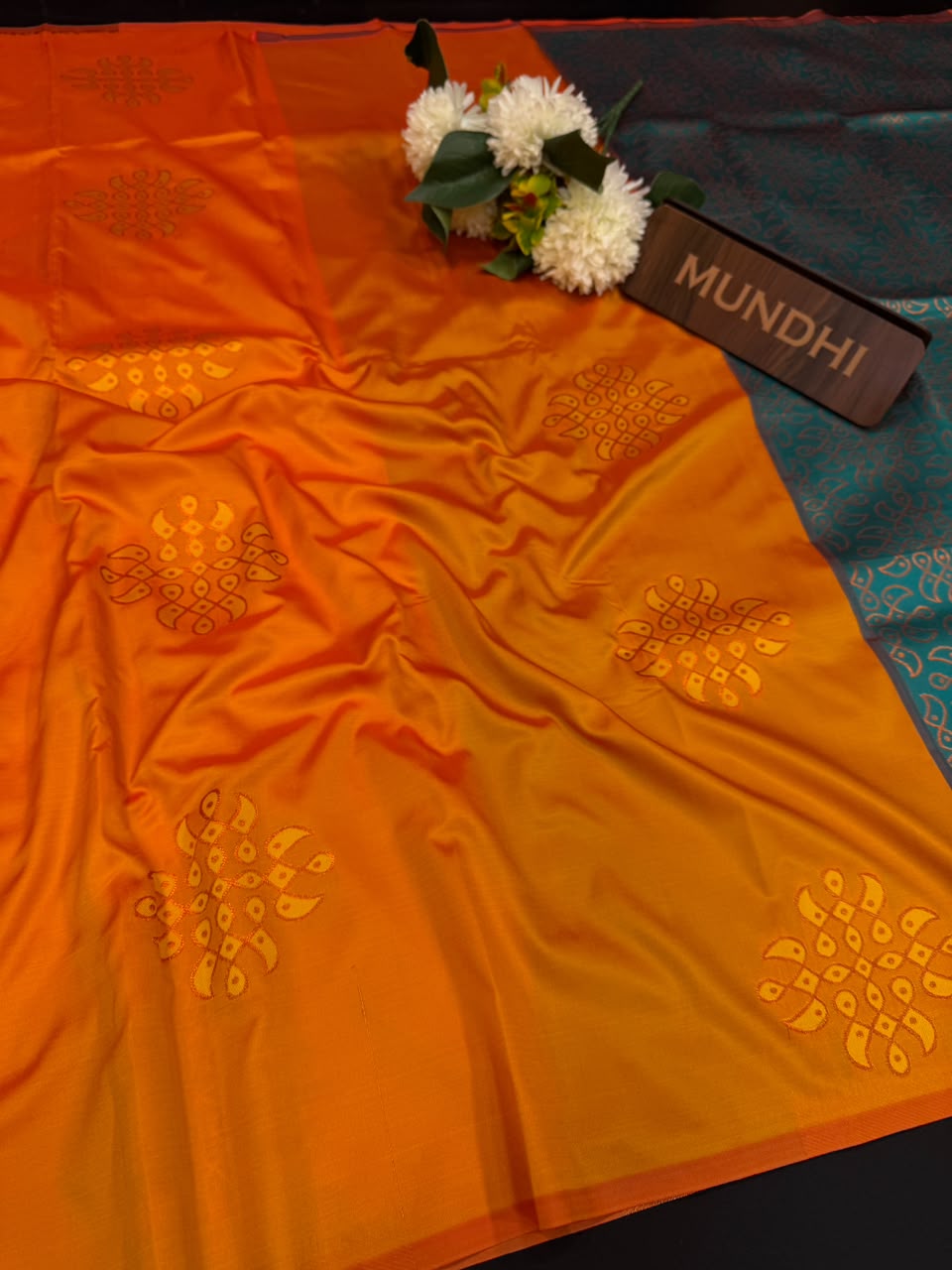 Premium Kolam Soft Silk Saree with Zari Work|  KSS04