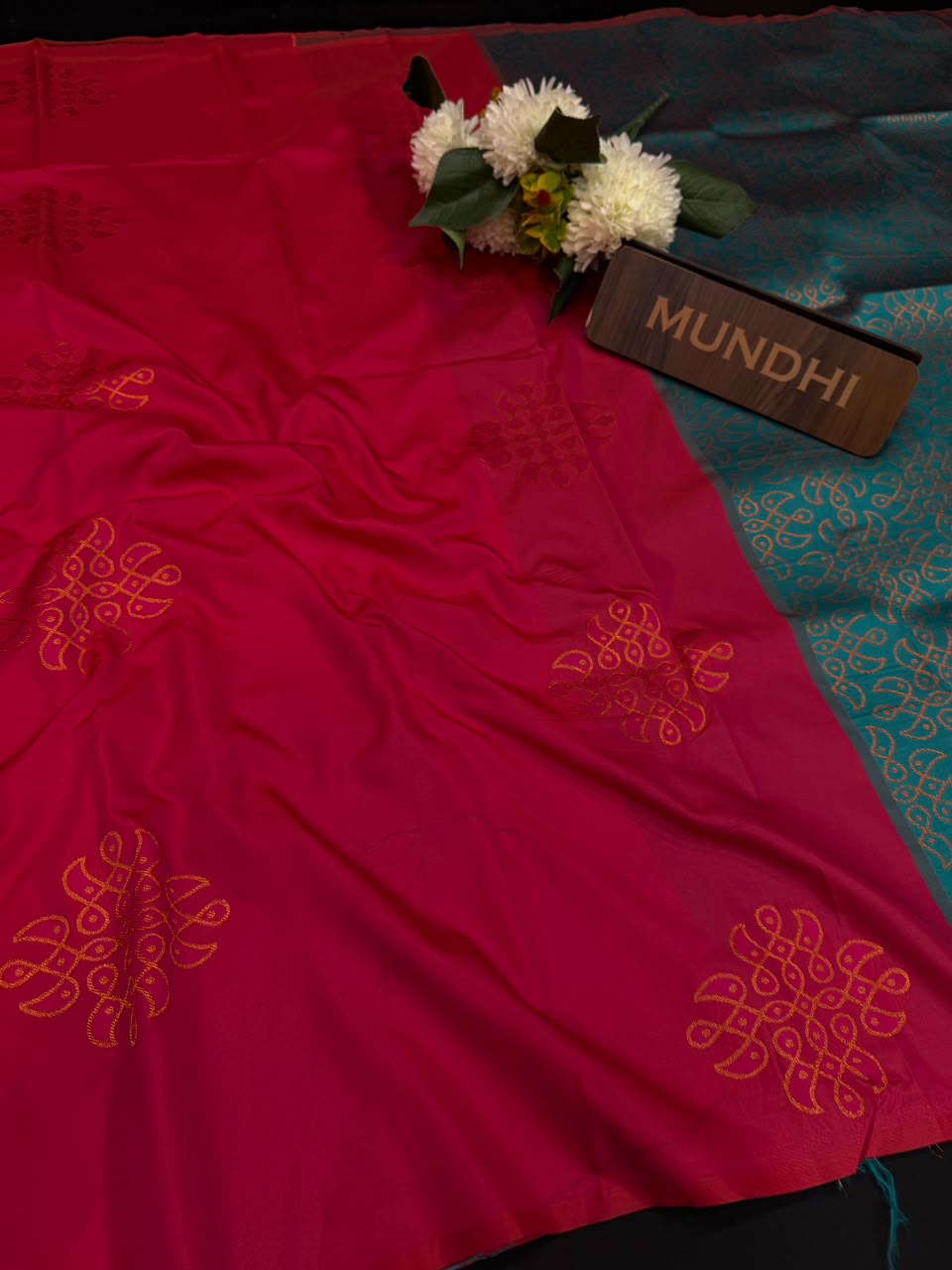 Premium Kolam Soft Silk Saree with Zari Work|  KSS05