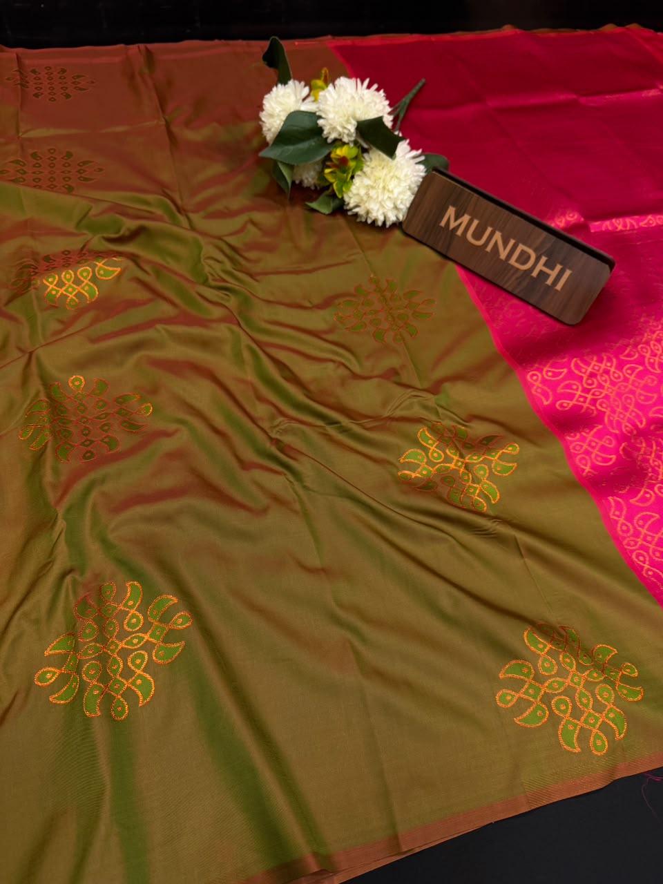 Premium Kolam Soft Silk Saree with Zari Work|  KSS14