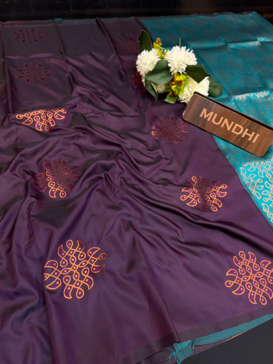 Premium Kolam Soft Silk Saree with Zari Work|  KSS09