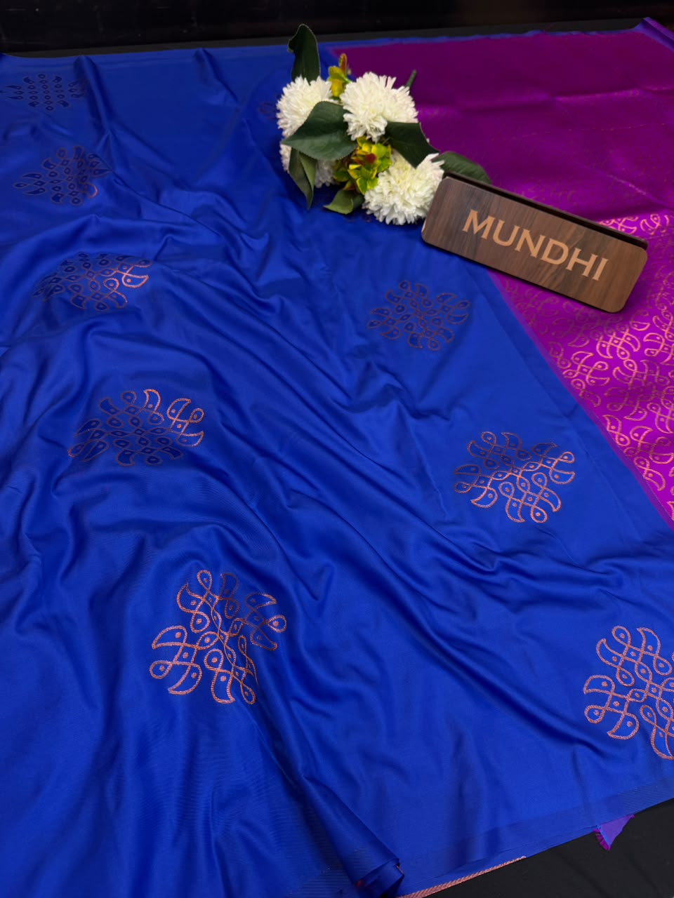 Premium Kolam Soft Silk Saree with Zari Work|  KSS08