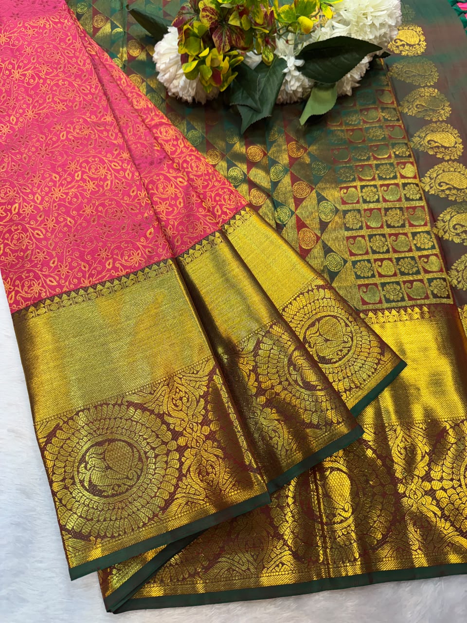 Pure Silk | Handloom Wedding Saree | M296
