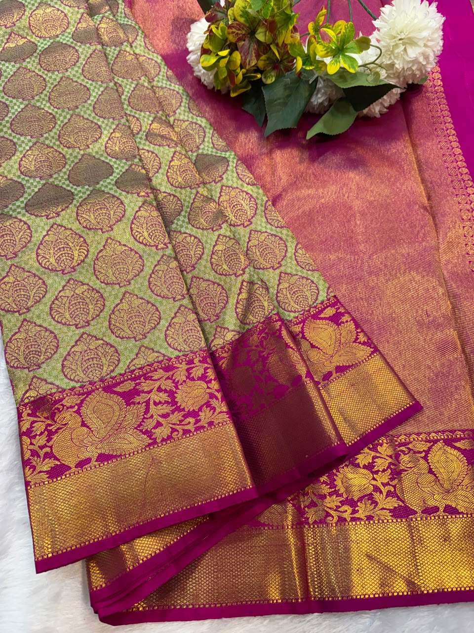 Pure Silk |Handloom Wedding Saree | M292