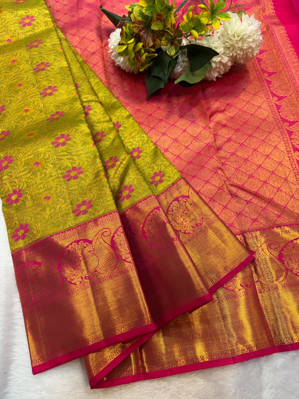 Pure Silk |Handloom Wedding Saree | M277