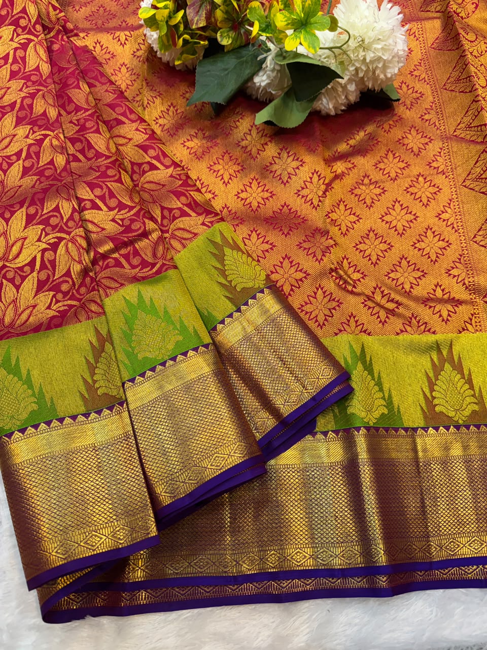 Pure Silk |Handloom Wedding Saree | M275