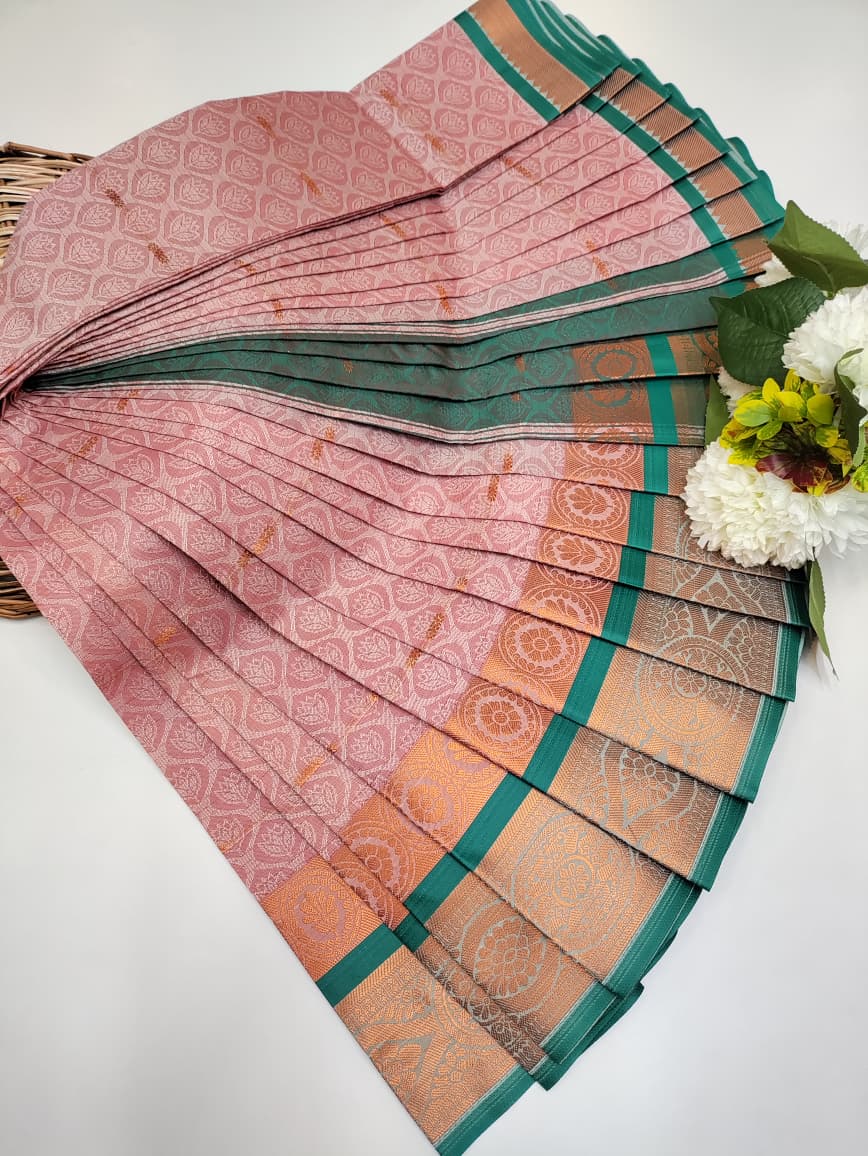 Abirami Soft Silk Saree with elegant zari work for festive wear