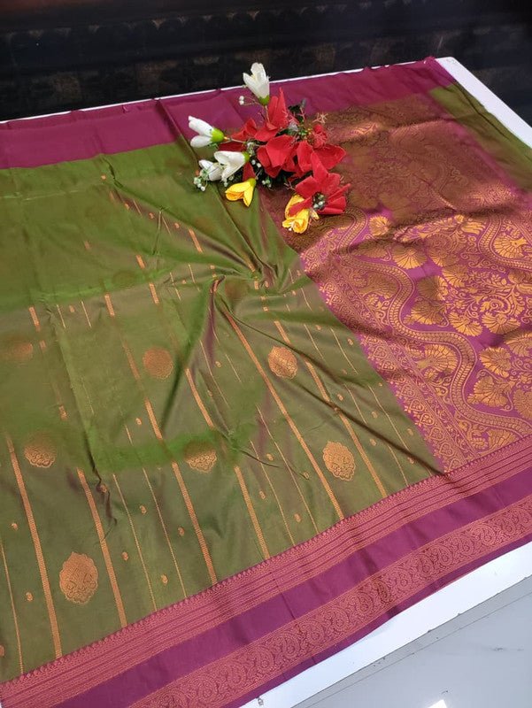Amala Soft Silk Saree with zari work for festive occasions