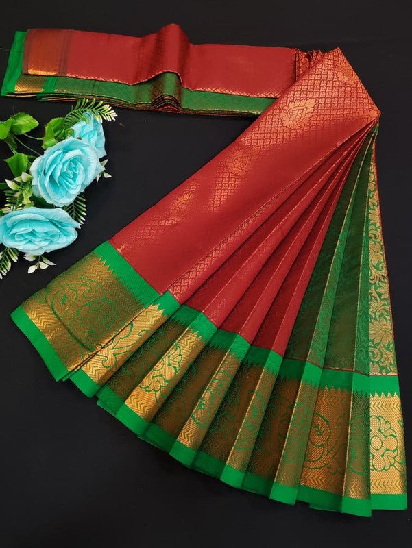Avanthika Soft Silk Saree with zari work for festival wear