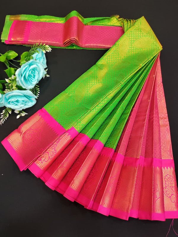 Avanthika Soft Silk Saree with zari work for festival wear