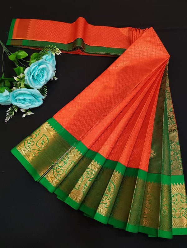 Avanthika Soft Silk Saree with zari work for festival wear