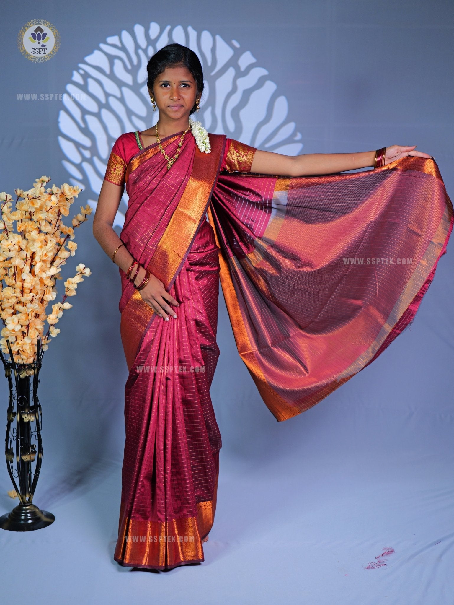 At Sri Sakthi Pugazh Tex, we are committed to offering premium-quality sarees at affordable prices.