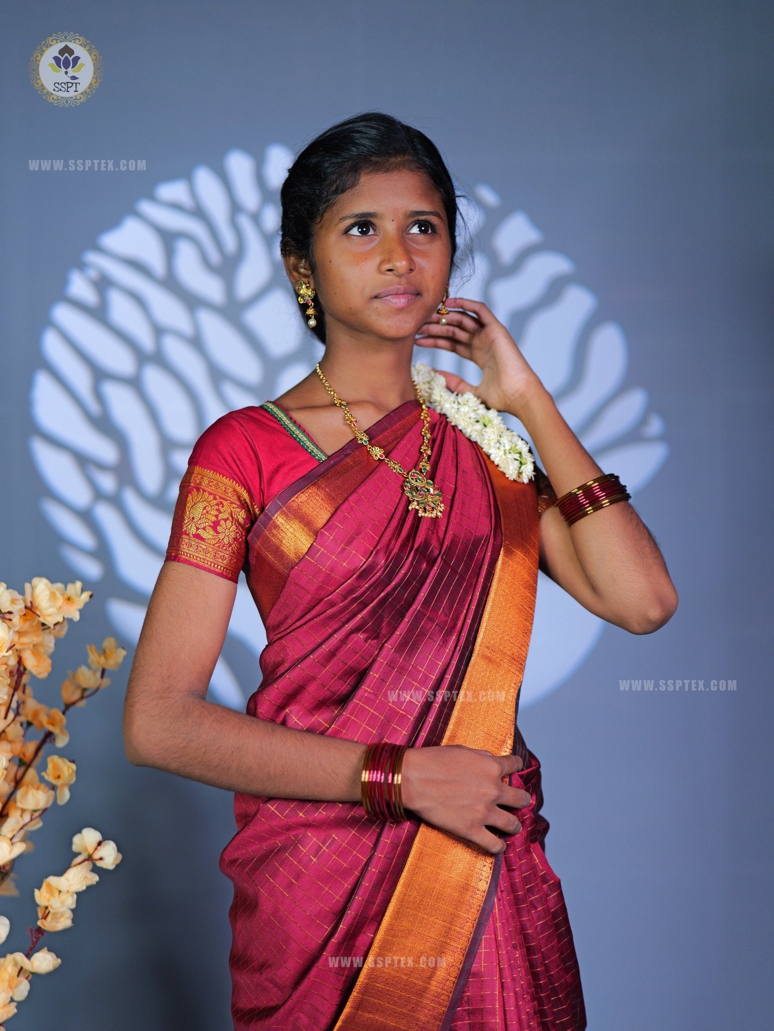 At Sri Sakthi Pugazh Tex, we are committed to offering premium-quality sarees at affordable prices.