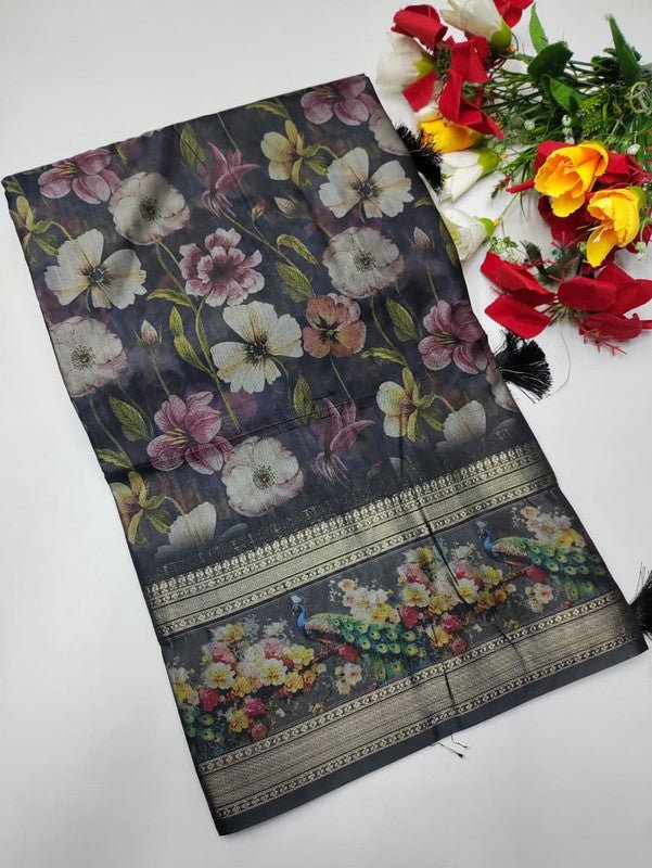 Black Beauty Saree BKB04 - Sri Sakthi Pugazh Tex - Fancy