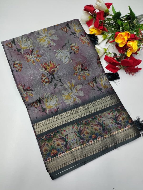Black Beauty Saree BKB08 - Sri Sakthi Pugazh Tex - Fancy