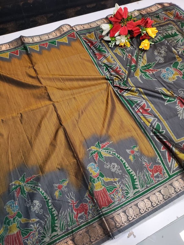 Block Fancy Saree CFS11